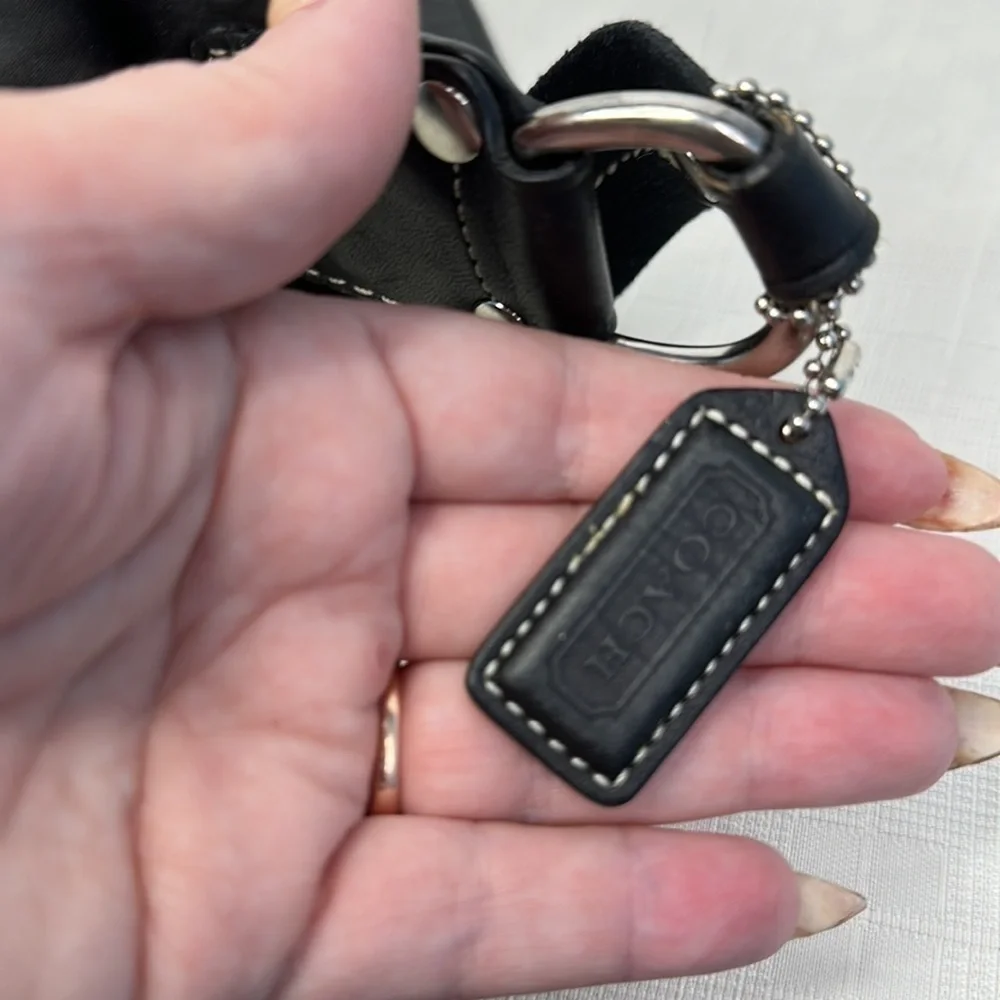 Coach black nylon